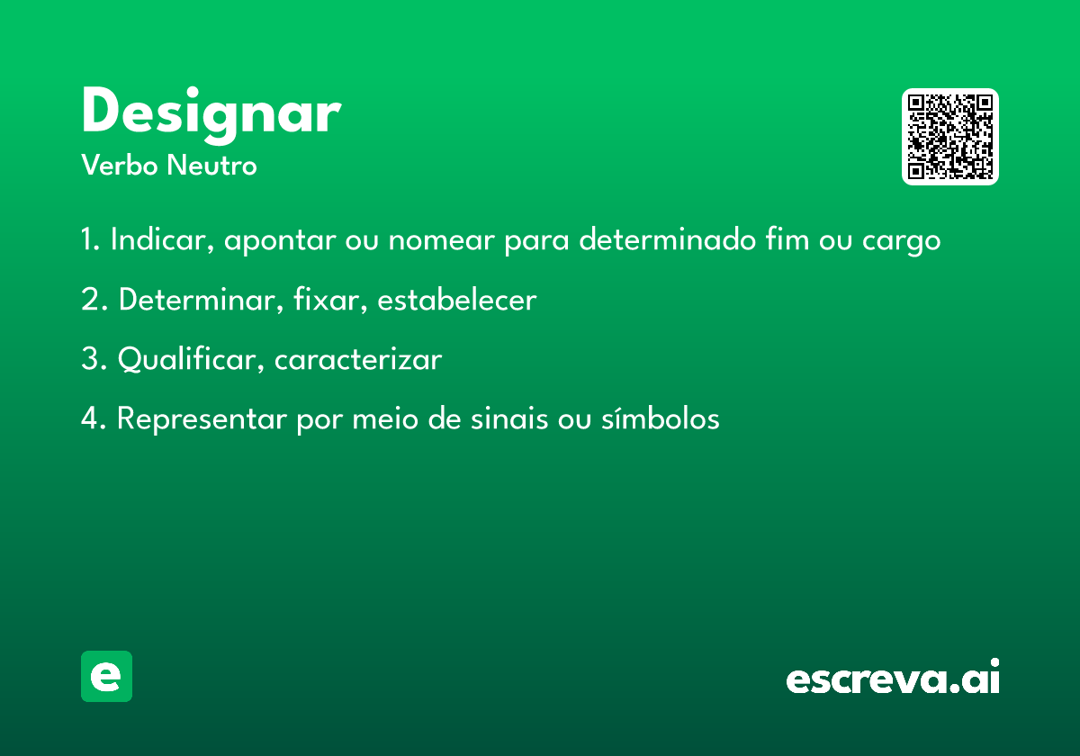 designar