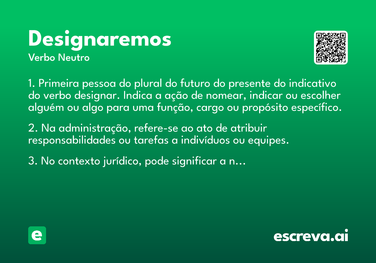 designaremos