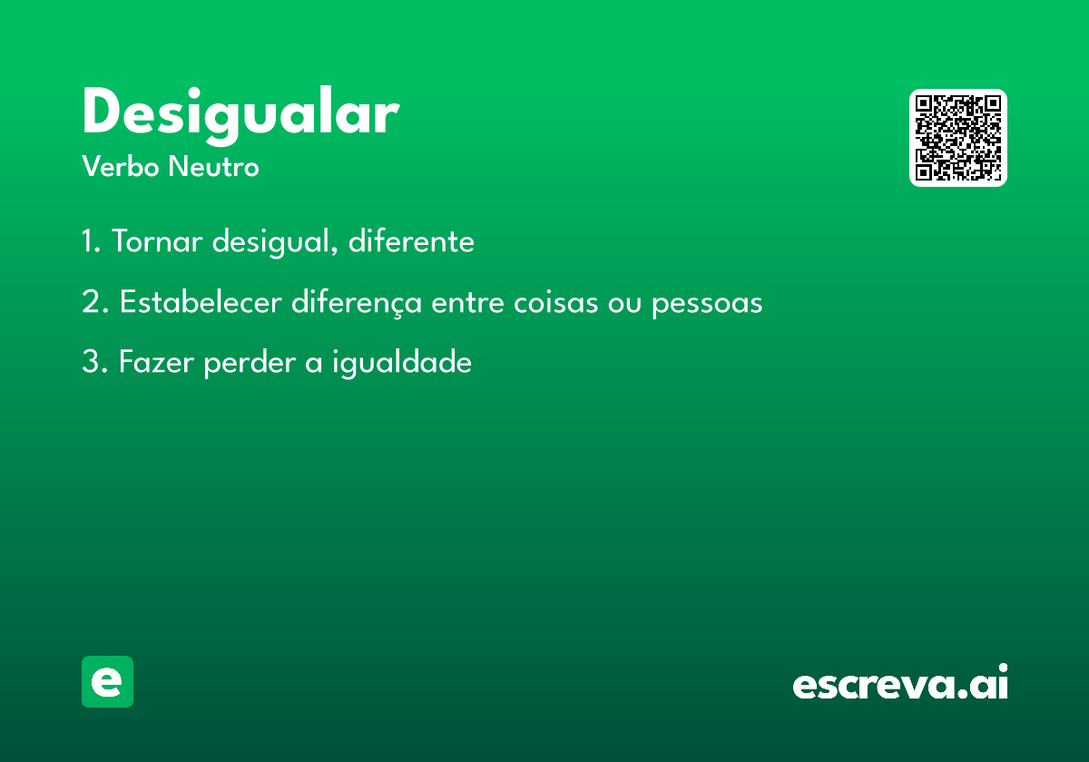 desigualar