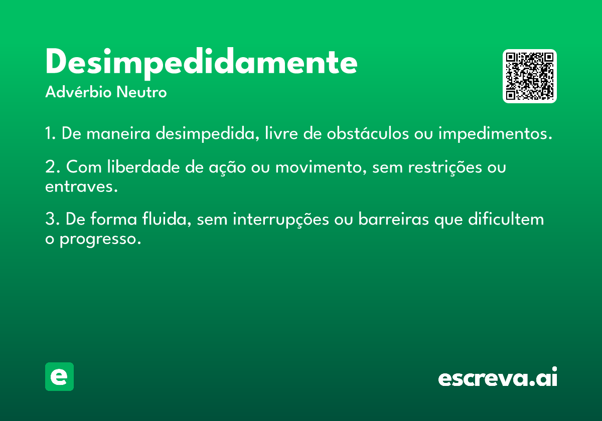 desimpedidamente
