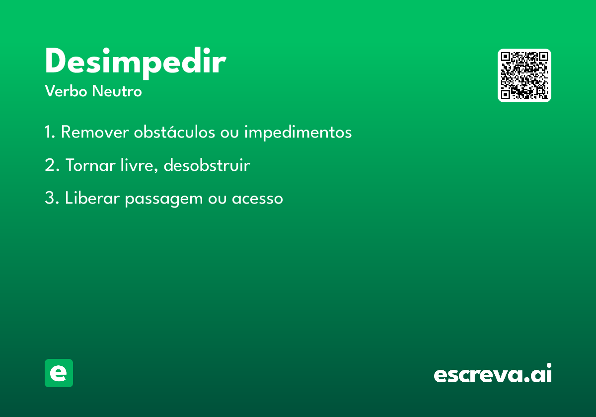desimpedir