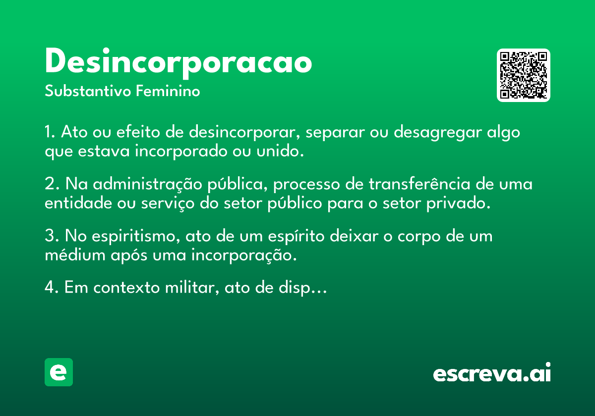 desincorporacao