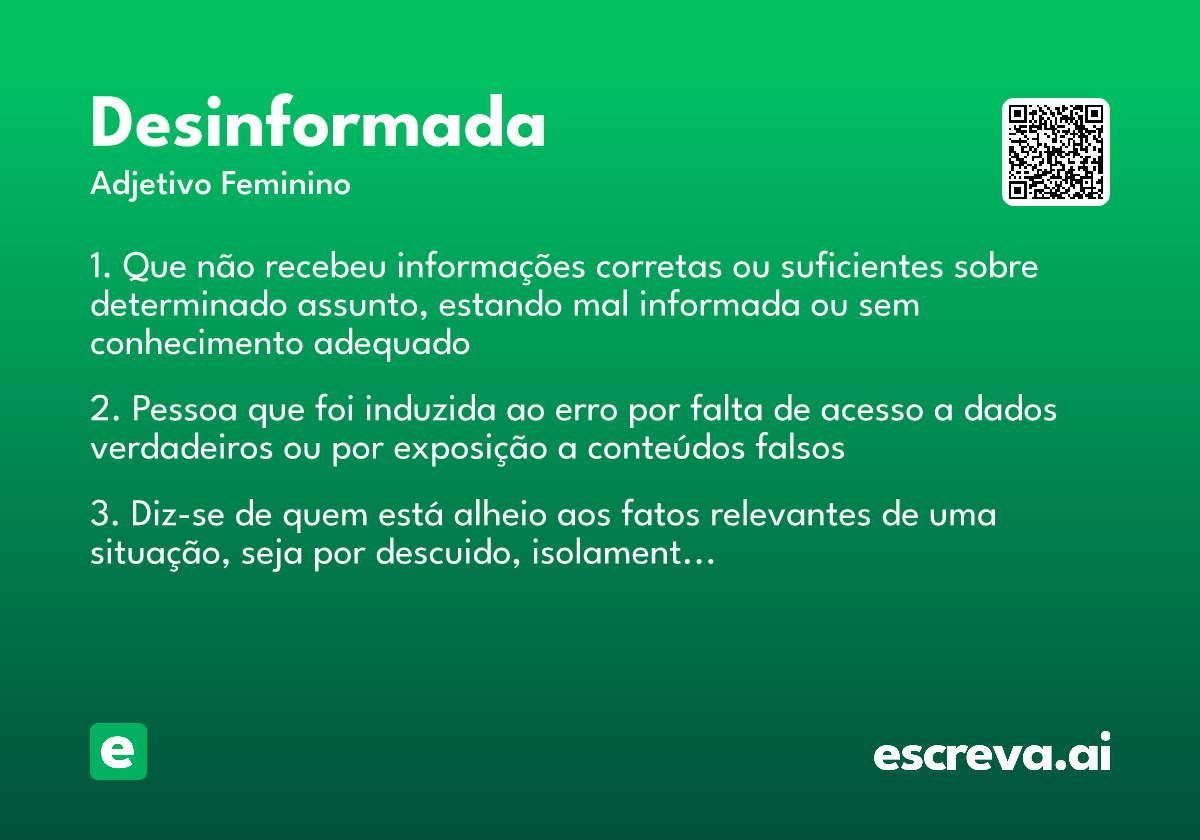 desinformada