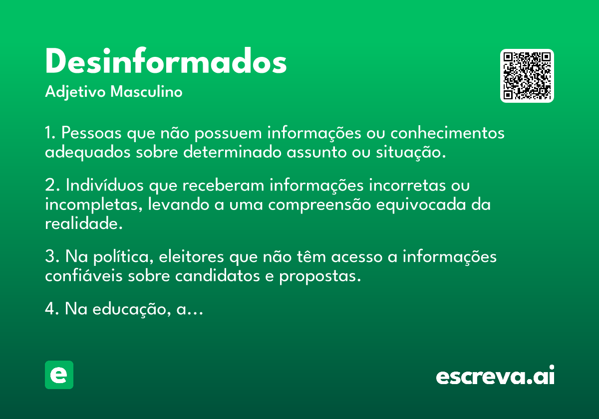 desinformados