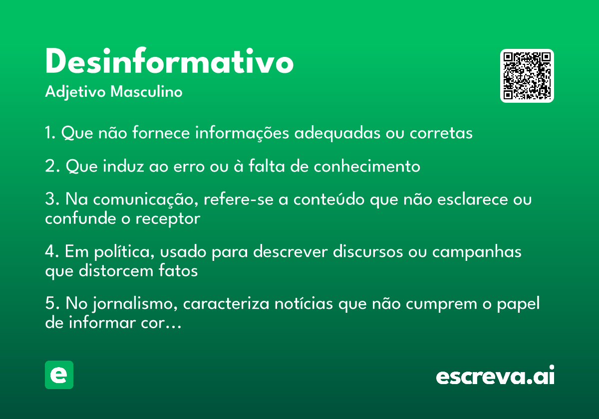 desinformativo