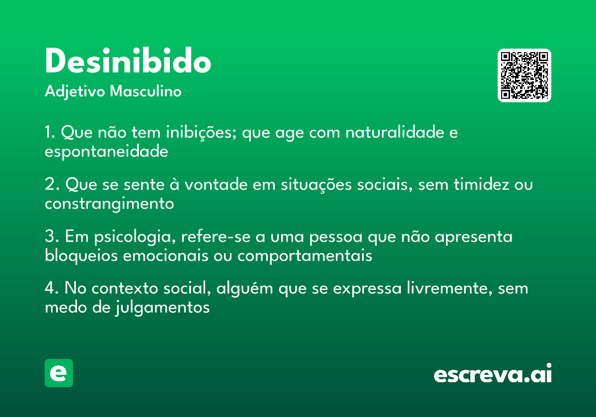 desinibido