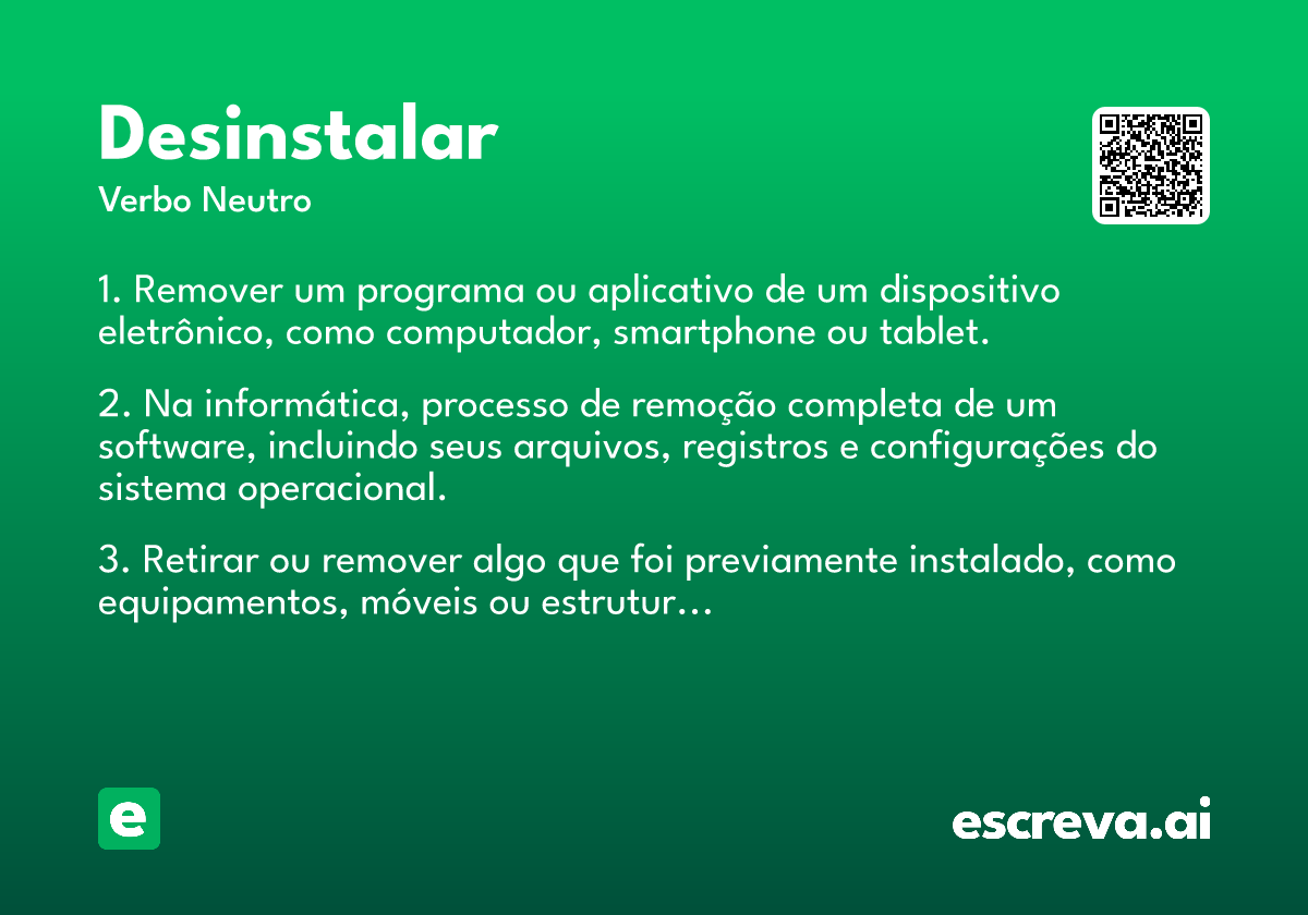 desinstalar