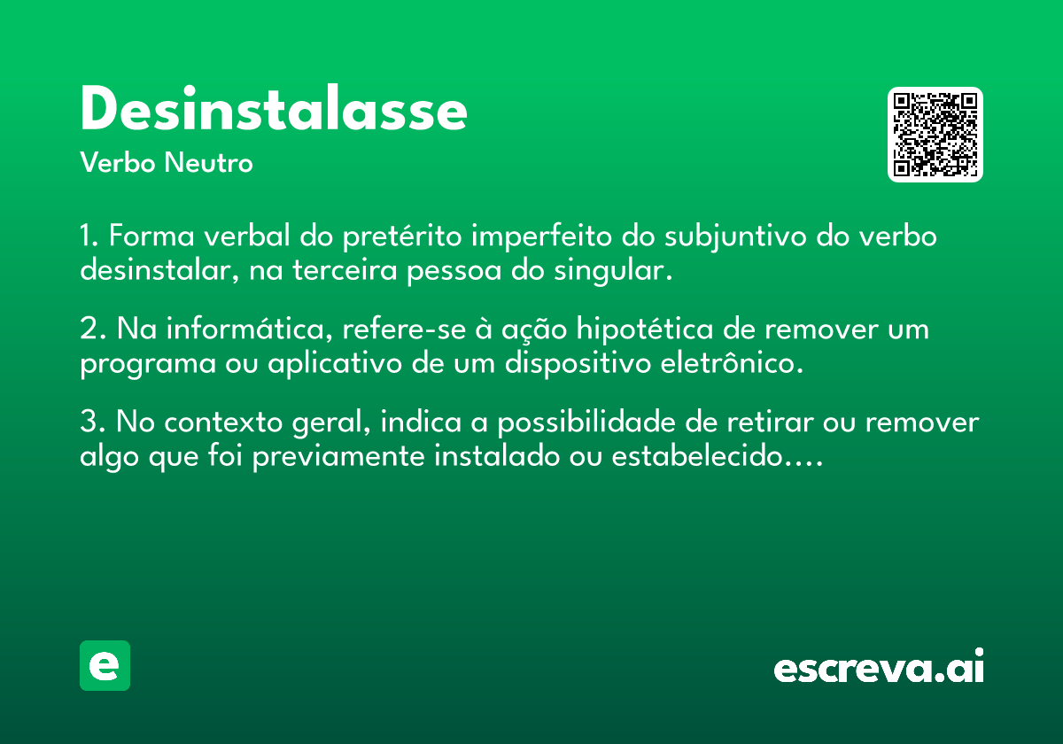 desinstalasse