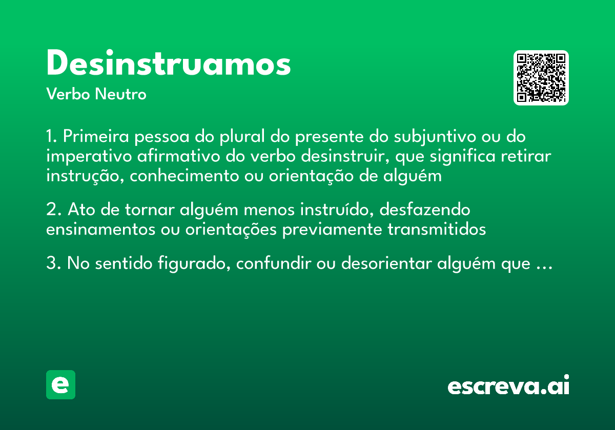 desinstruamos