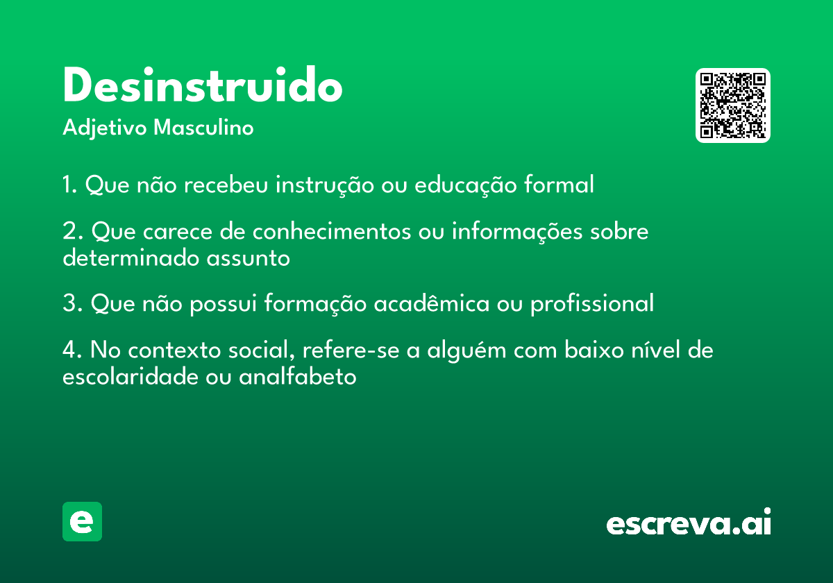 desinstruido