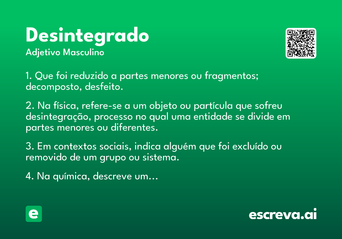 desintegrado