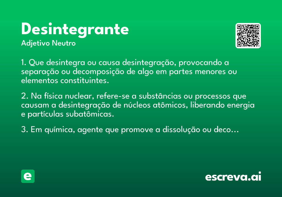 desintegrante
