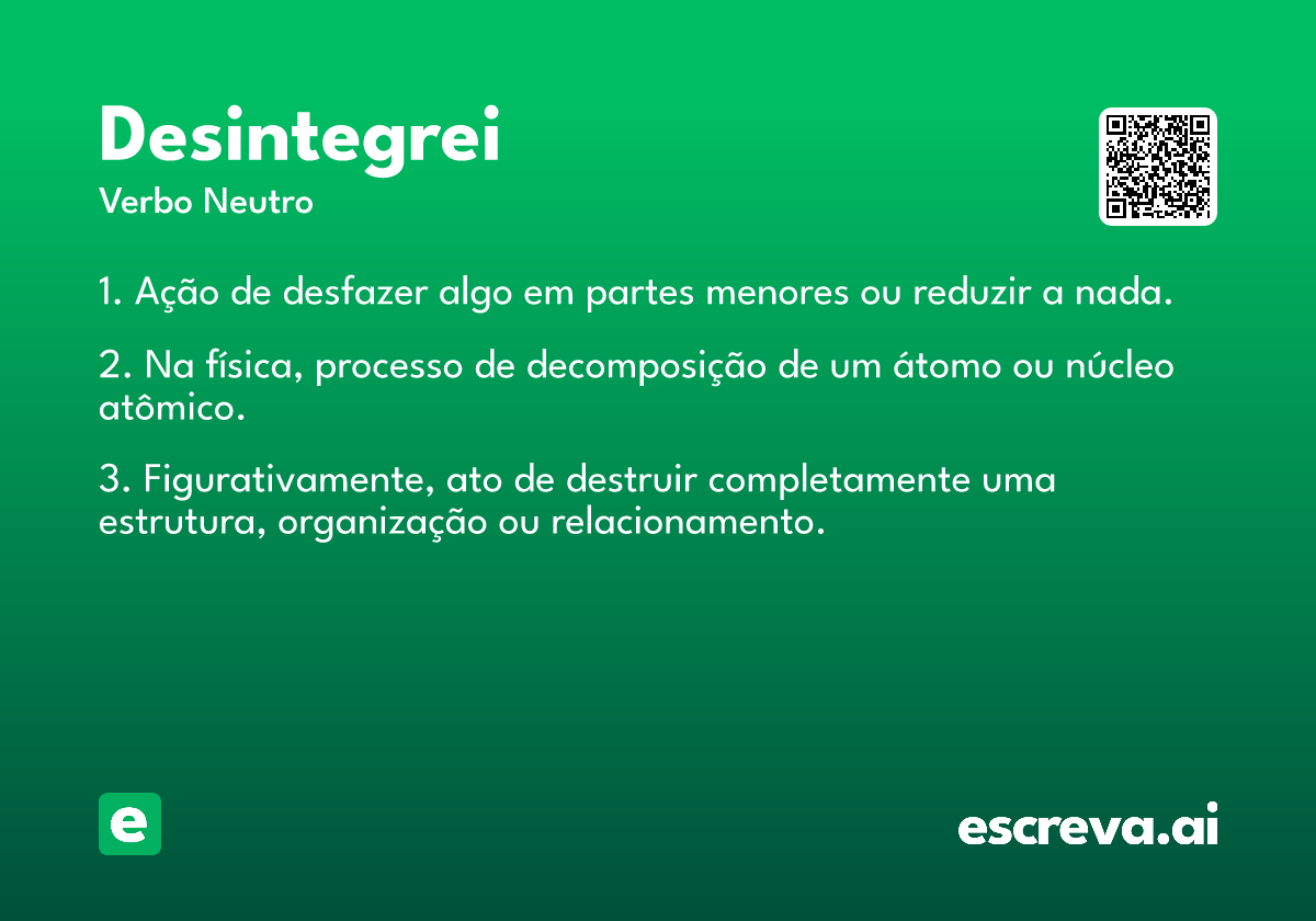 desintegrei