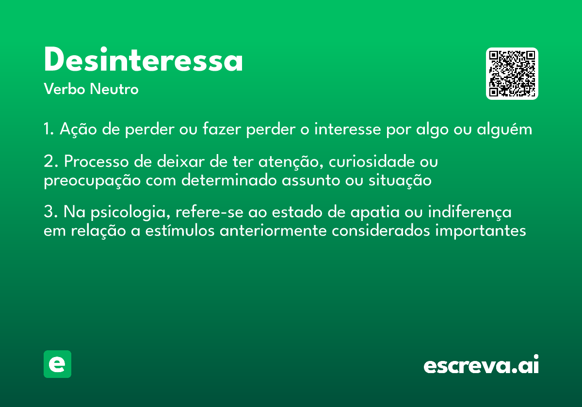 desinteressa