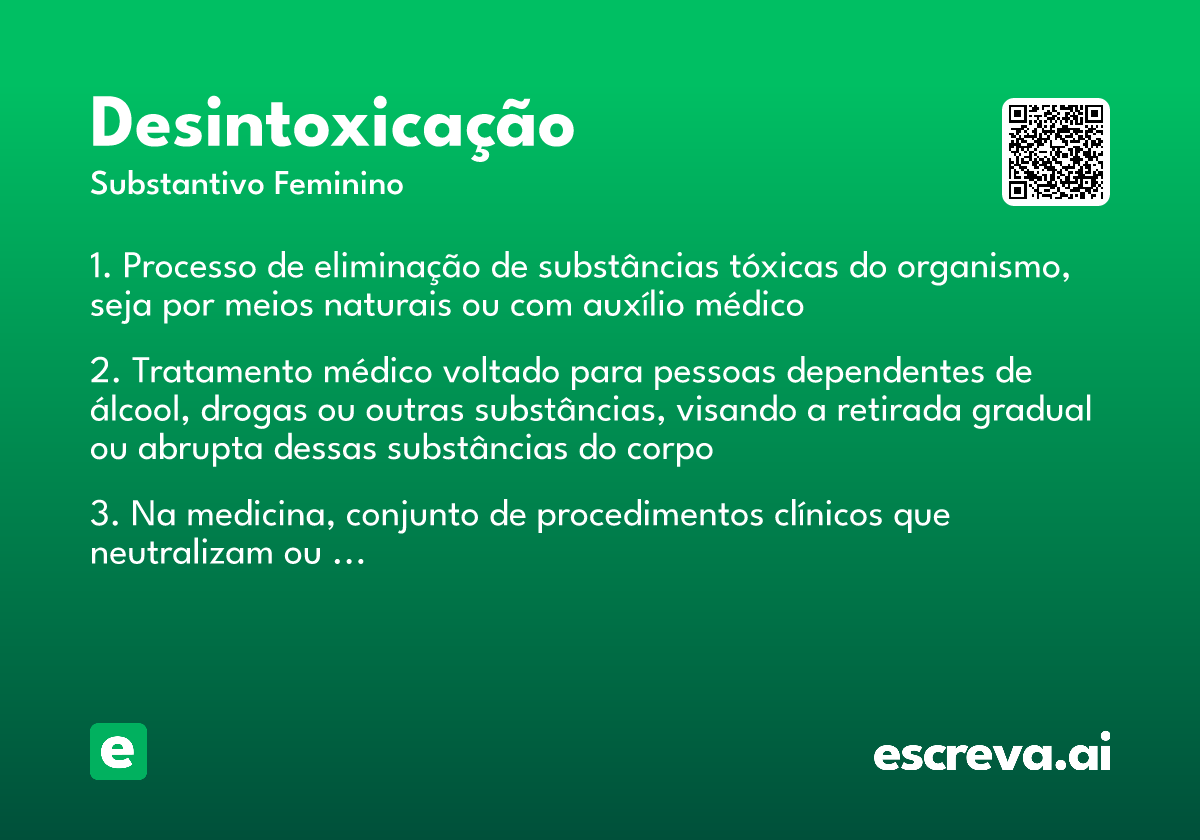 desintoxicação