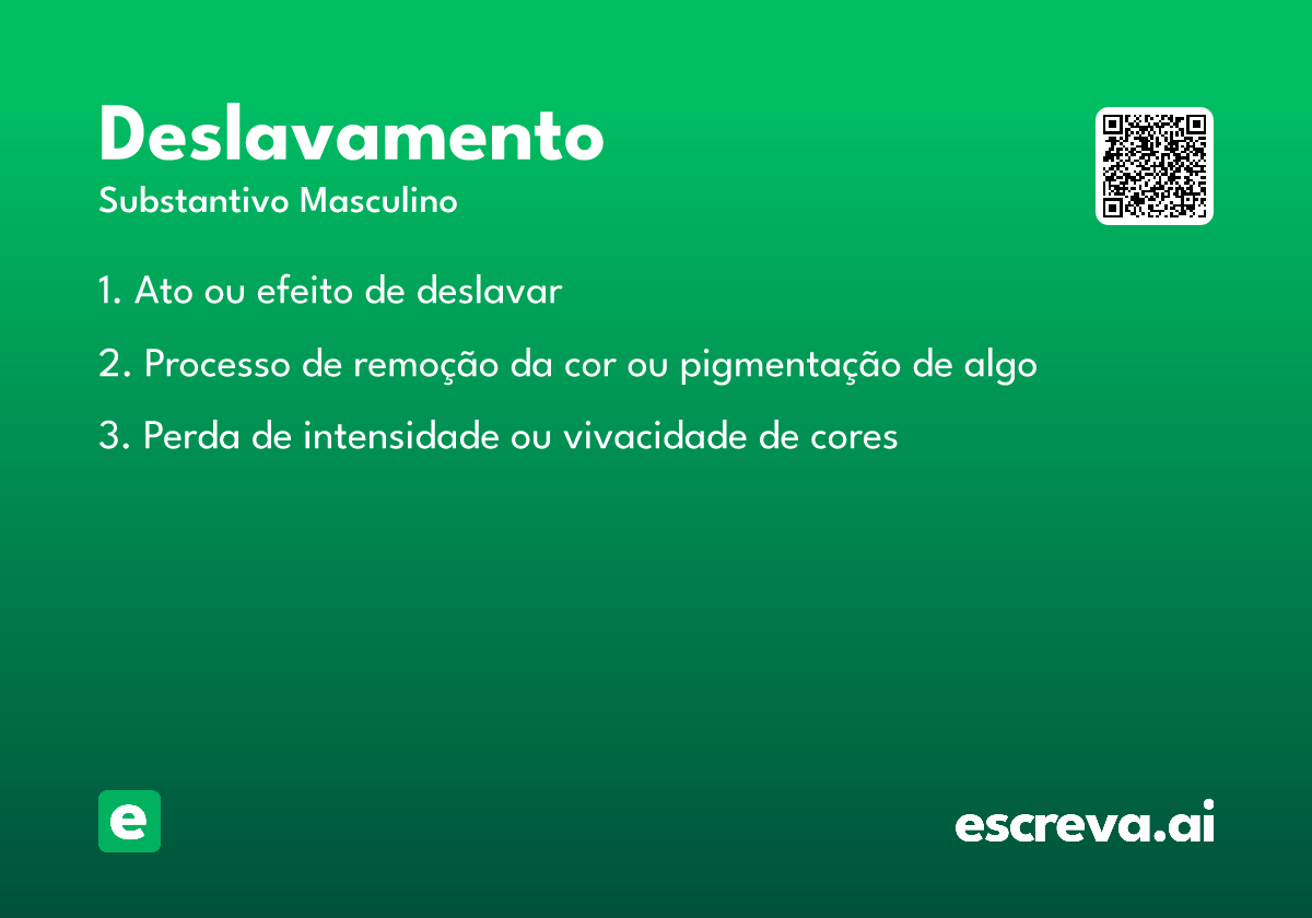 deslavamento