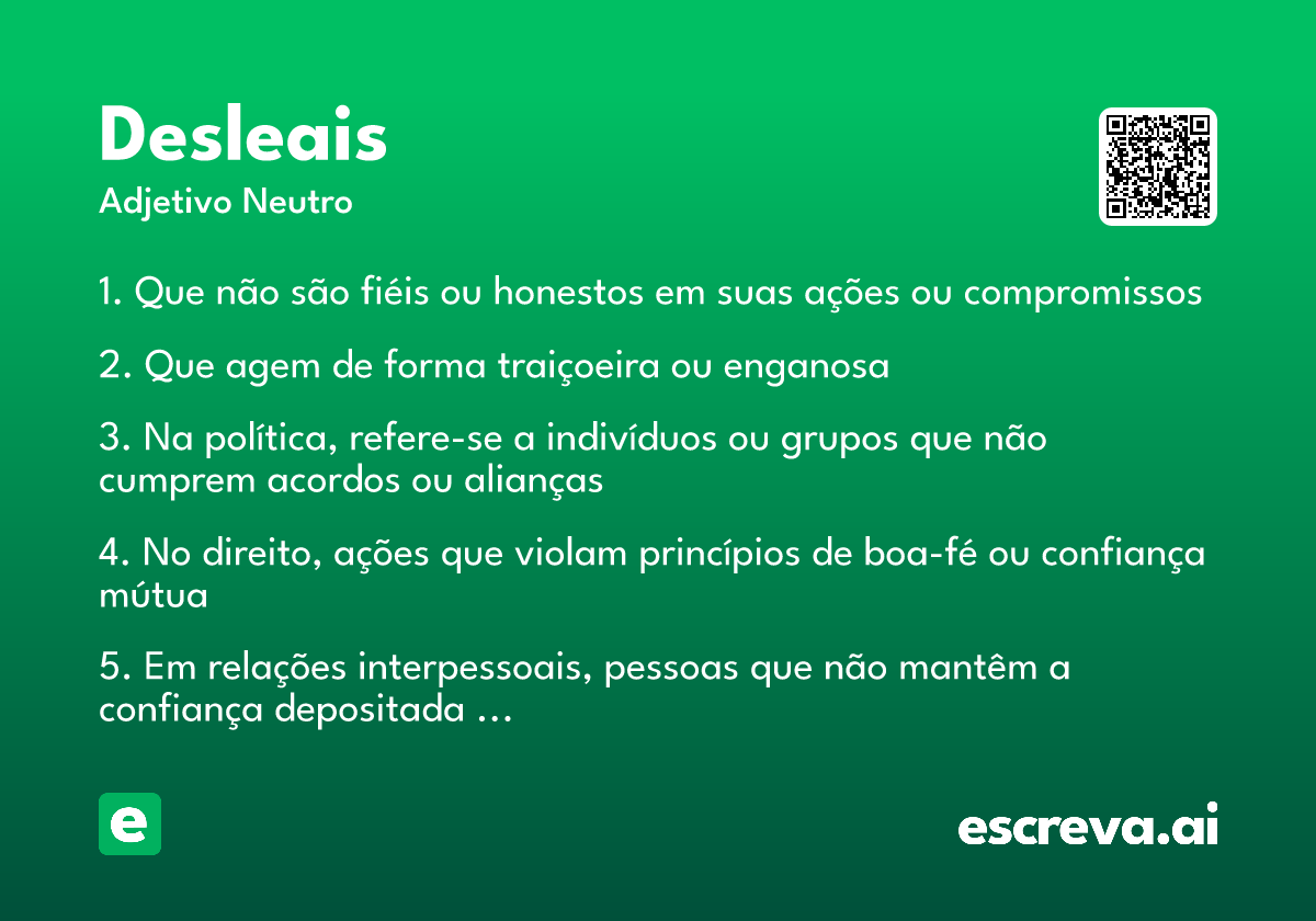 desleais