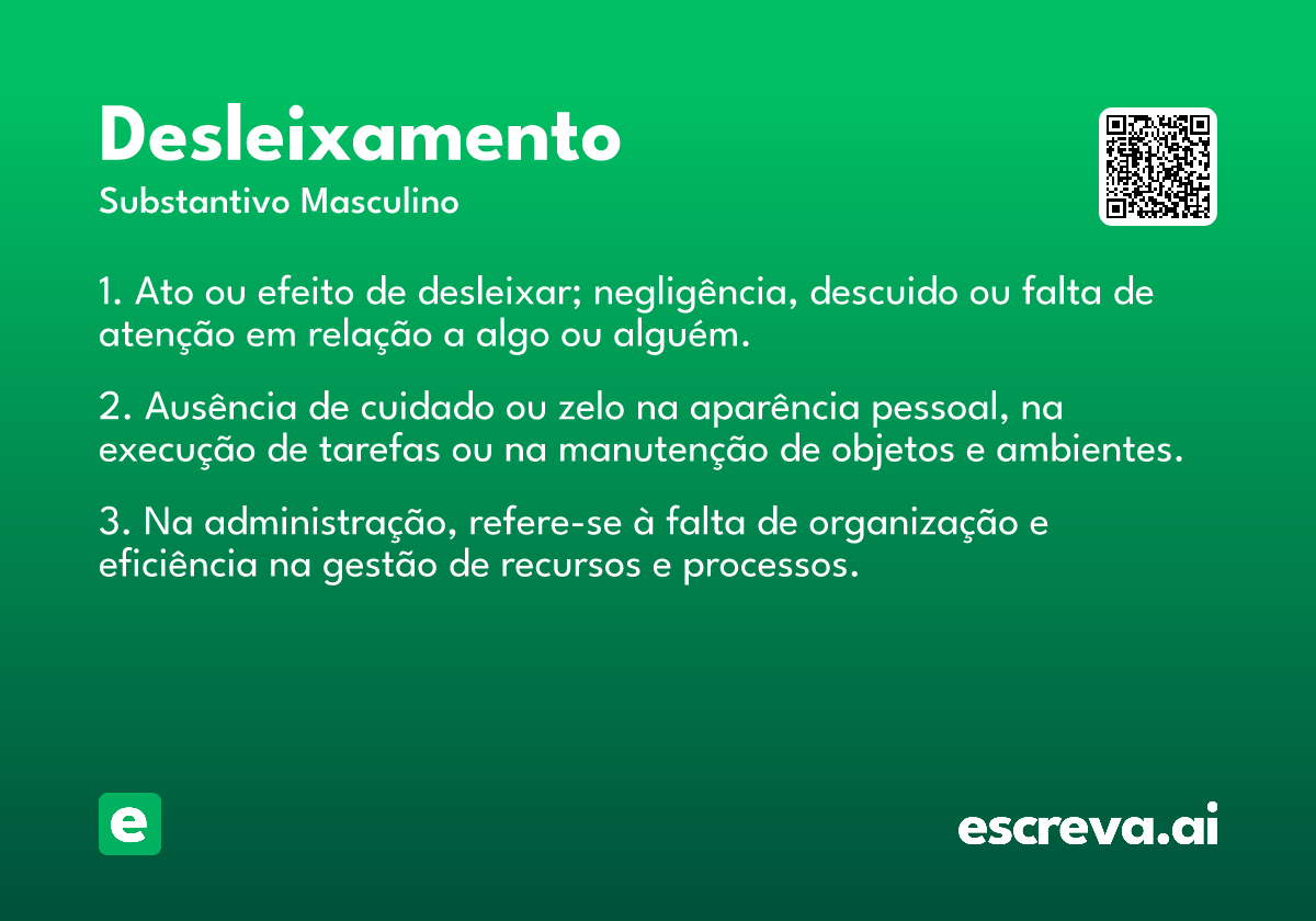 desleixamento