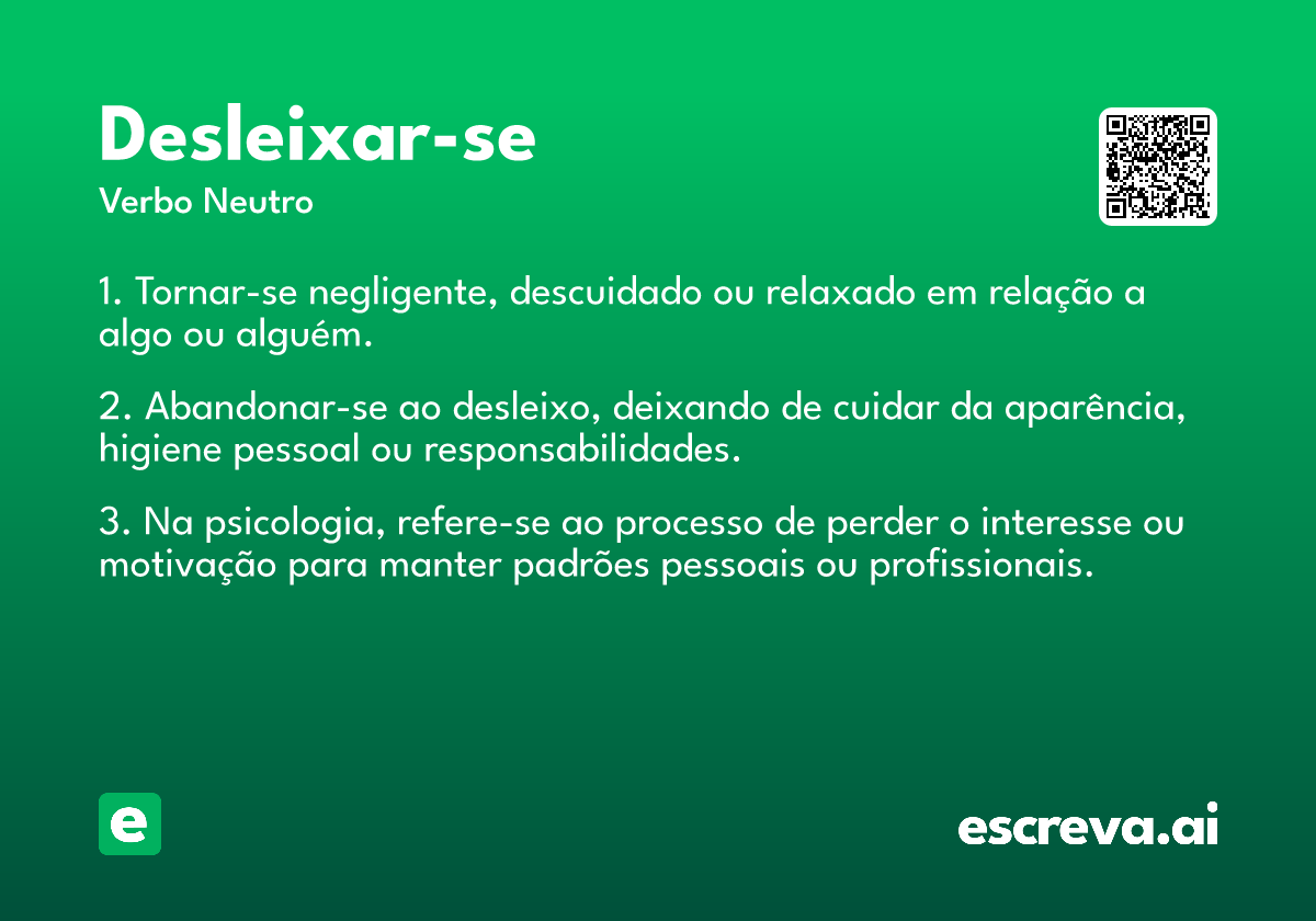 desleixar-se