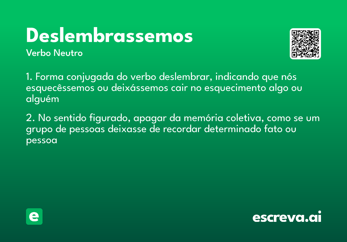 deslembrassemos