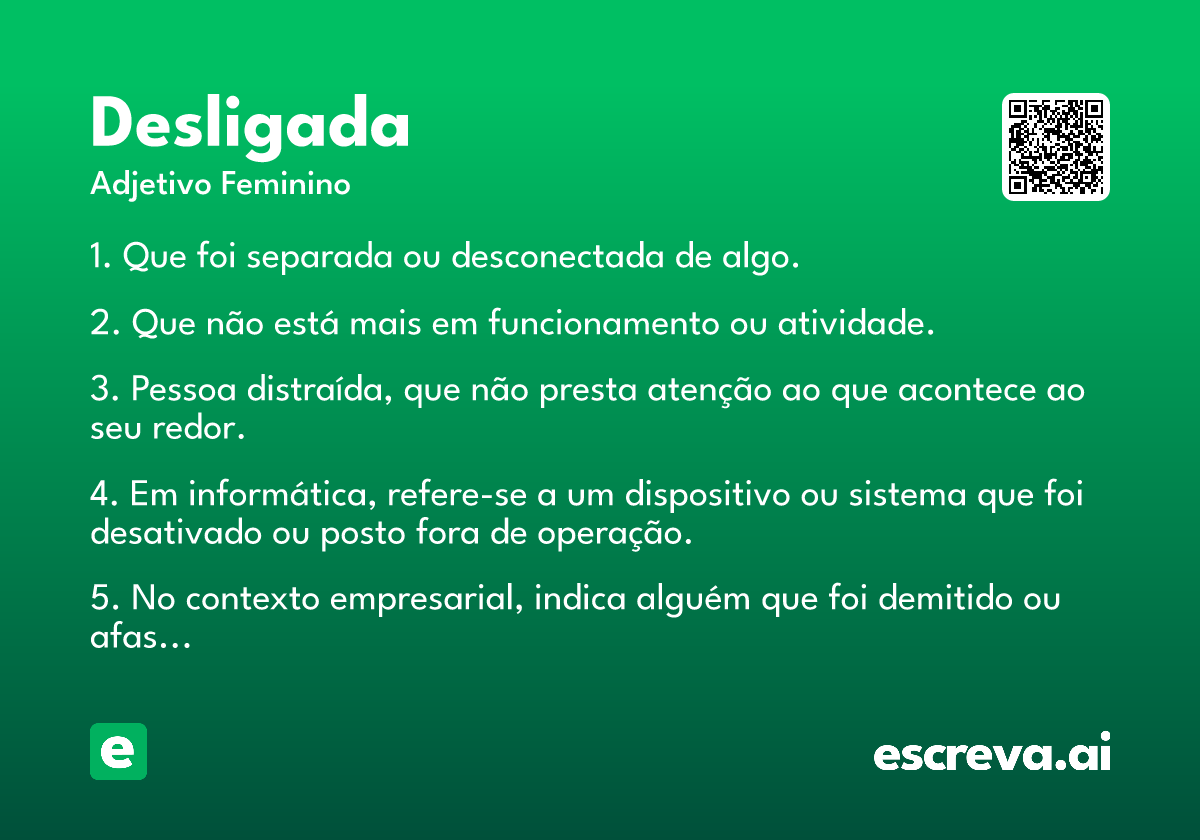 desligada
