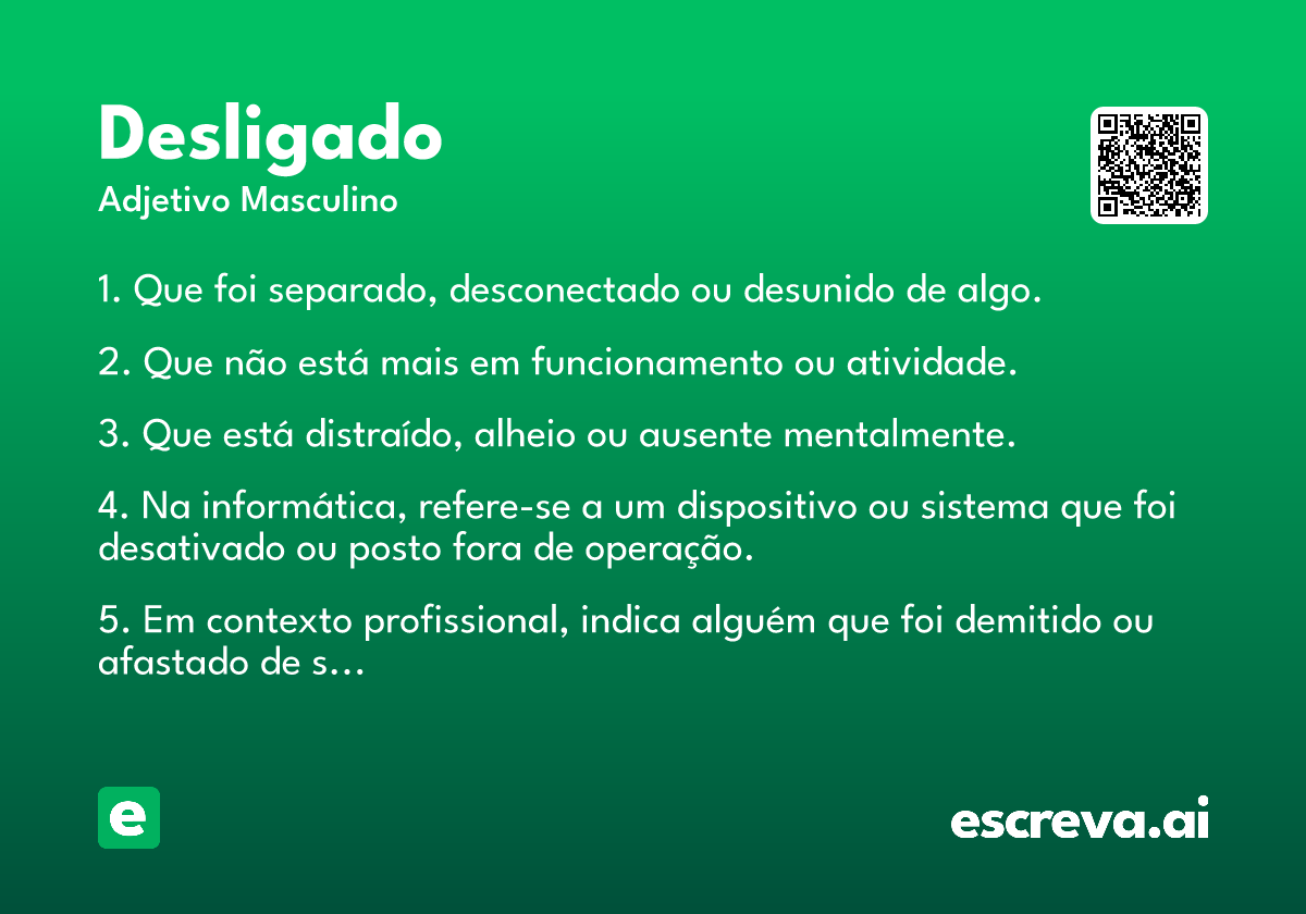 desligado