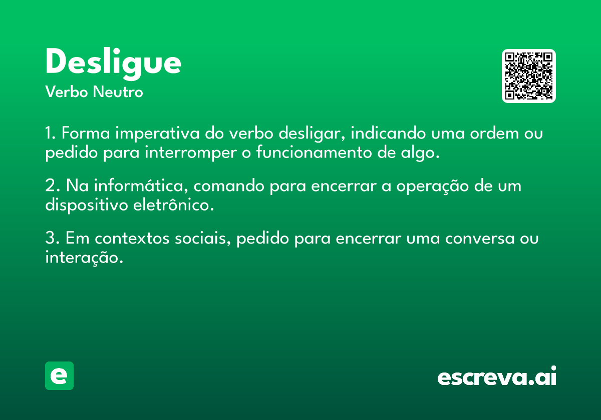 desligue