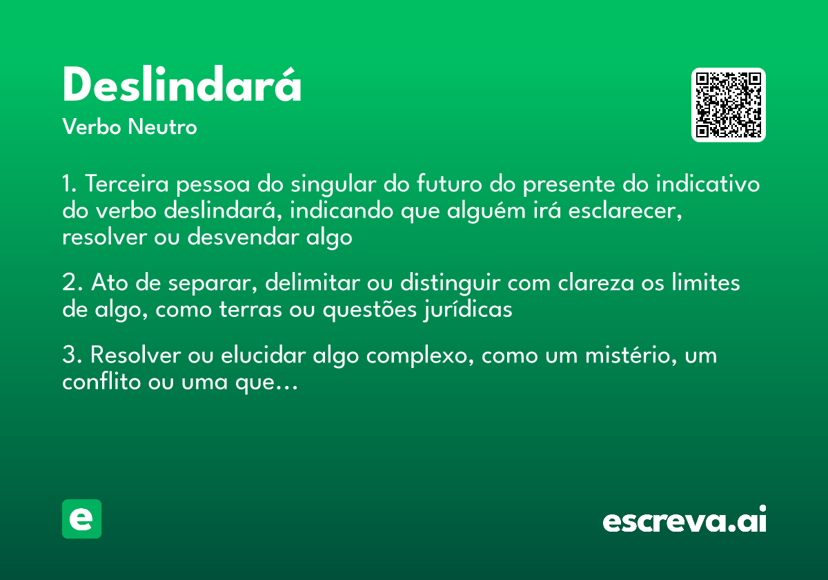 deslindará