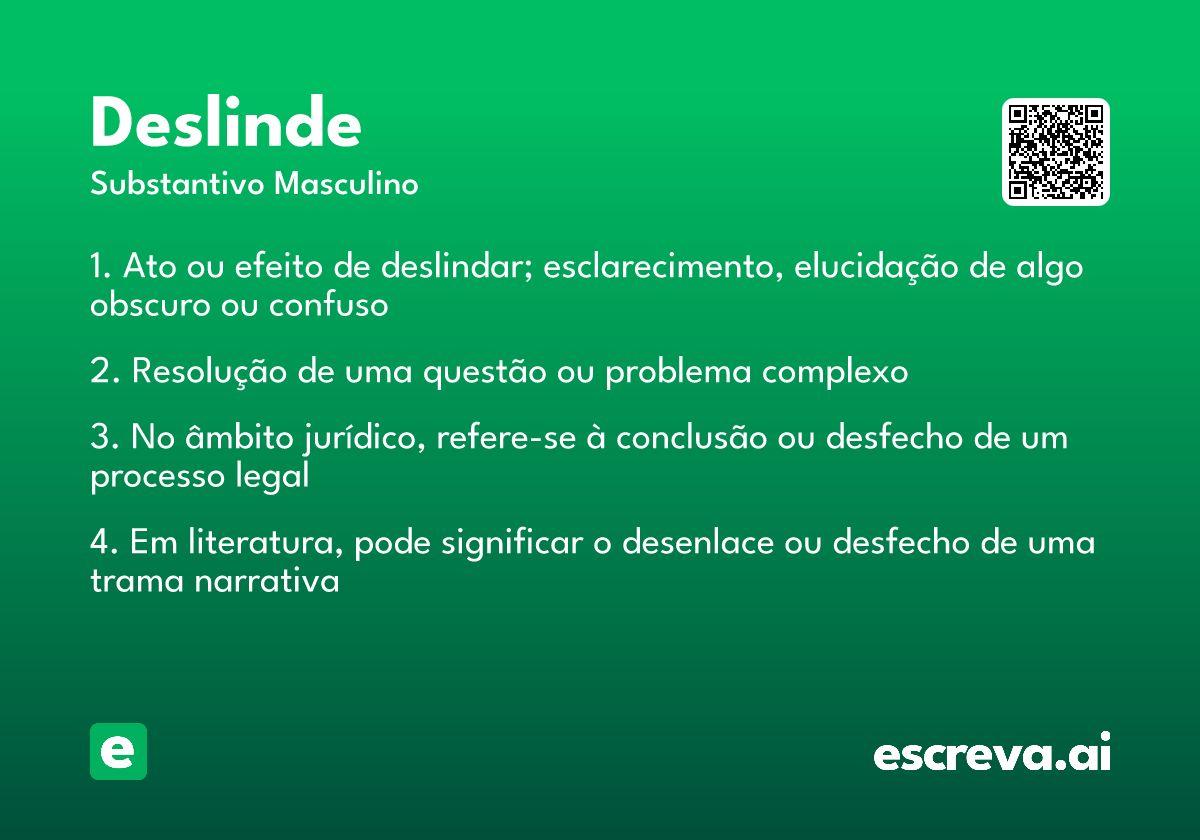 deslinde