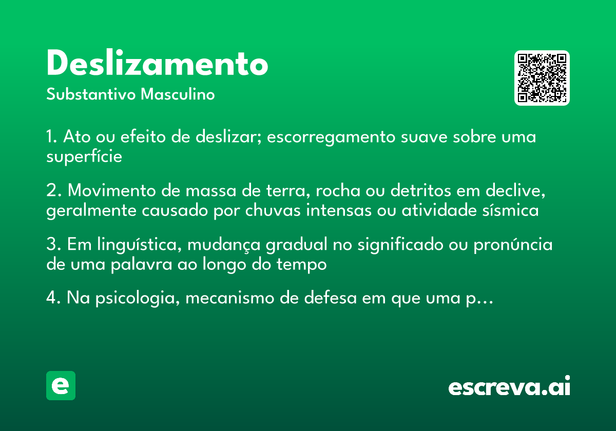 deslizamento