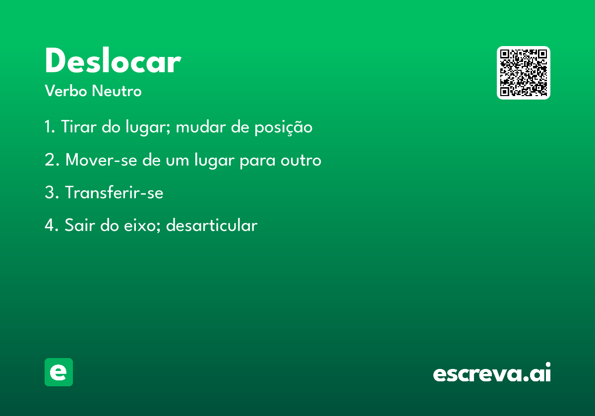 deslocar