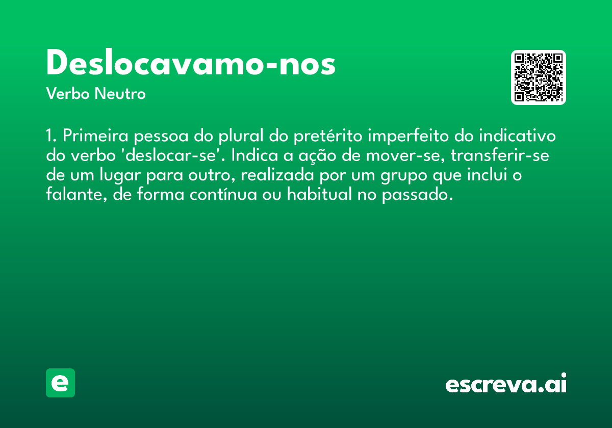 deslocavamo-nos