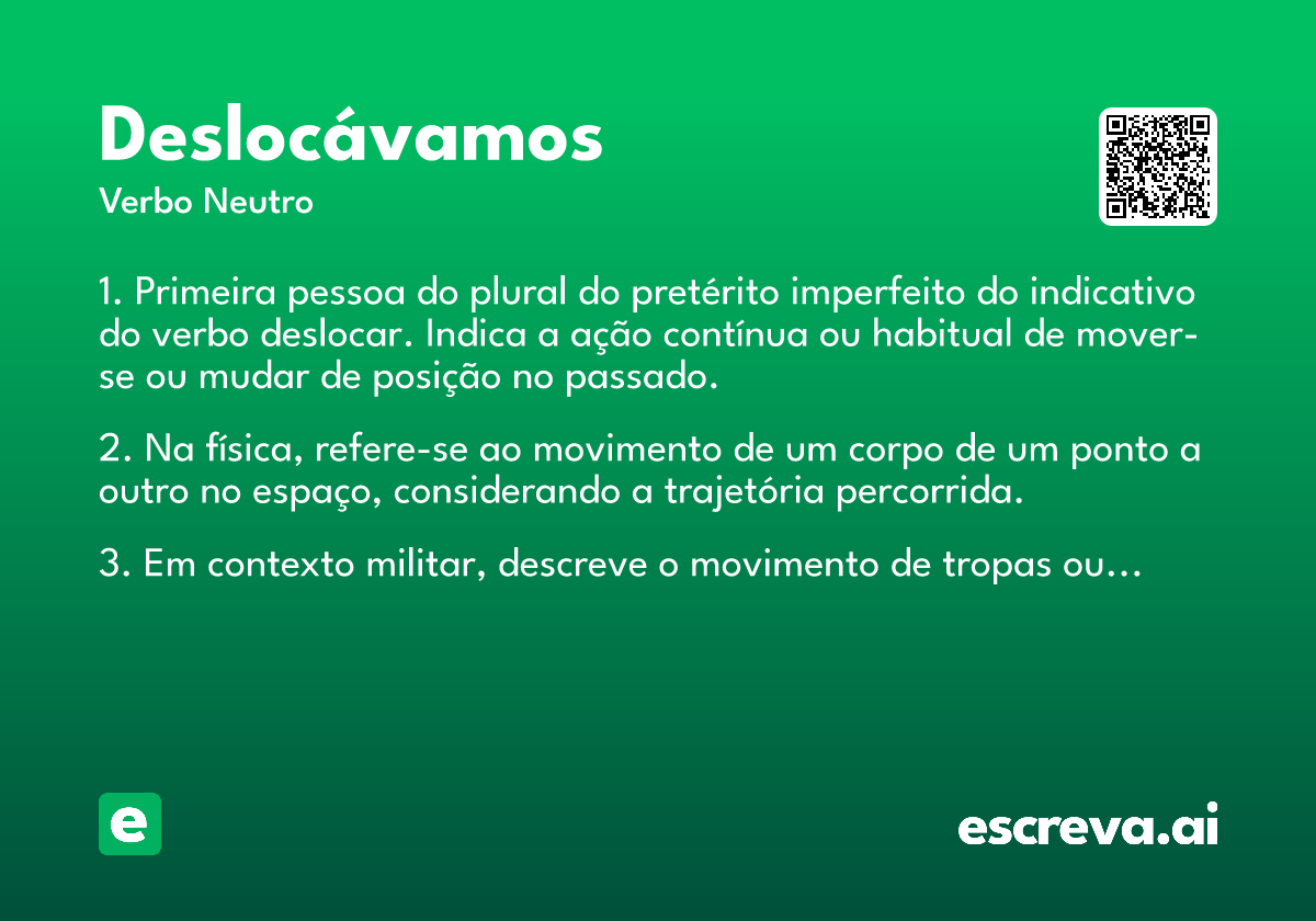 deslocávamos