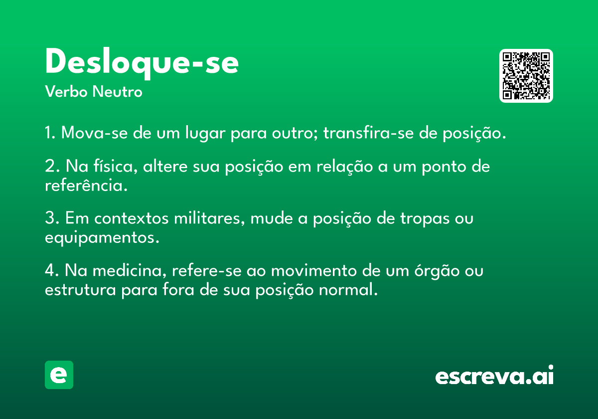 desloque-se