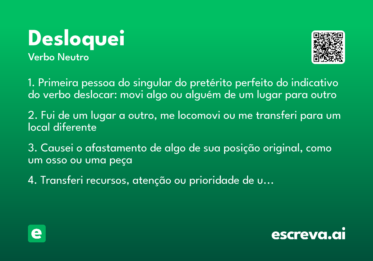 desloquei