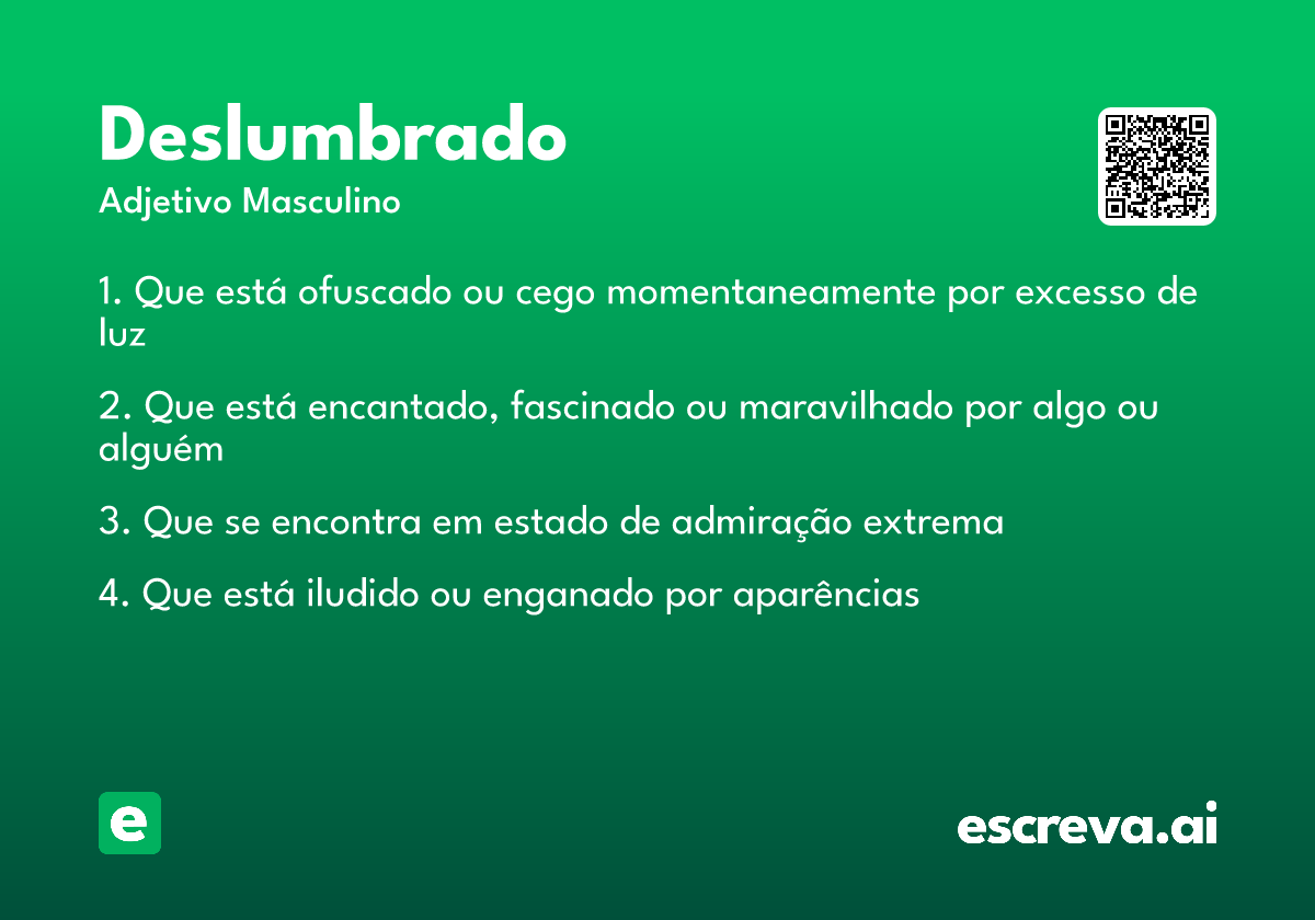 deslumbrado