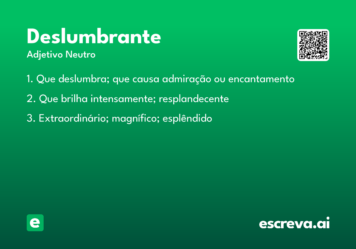 deslumbrante