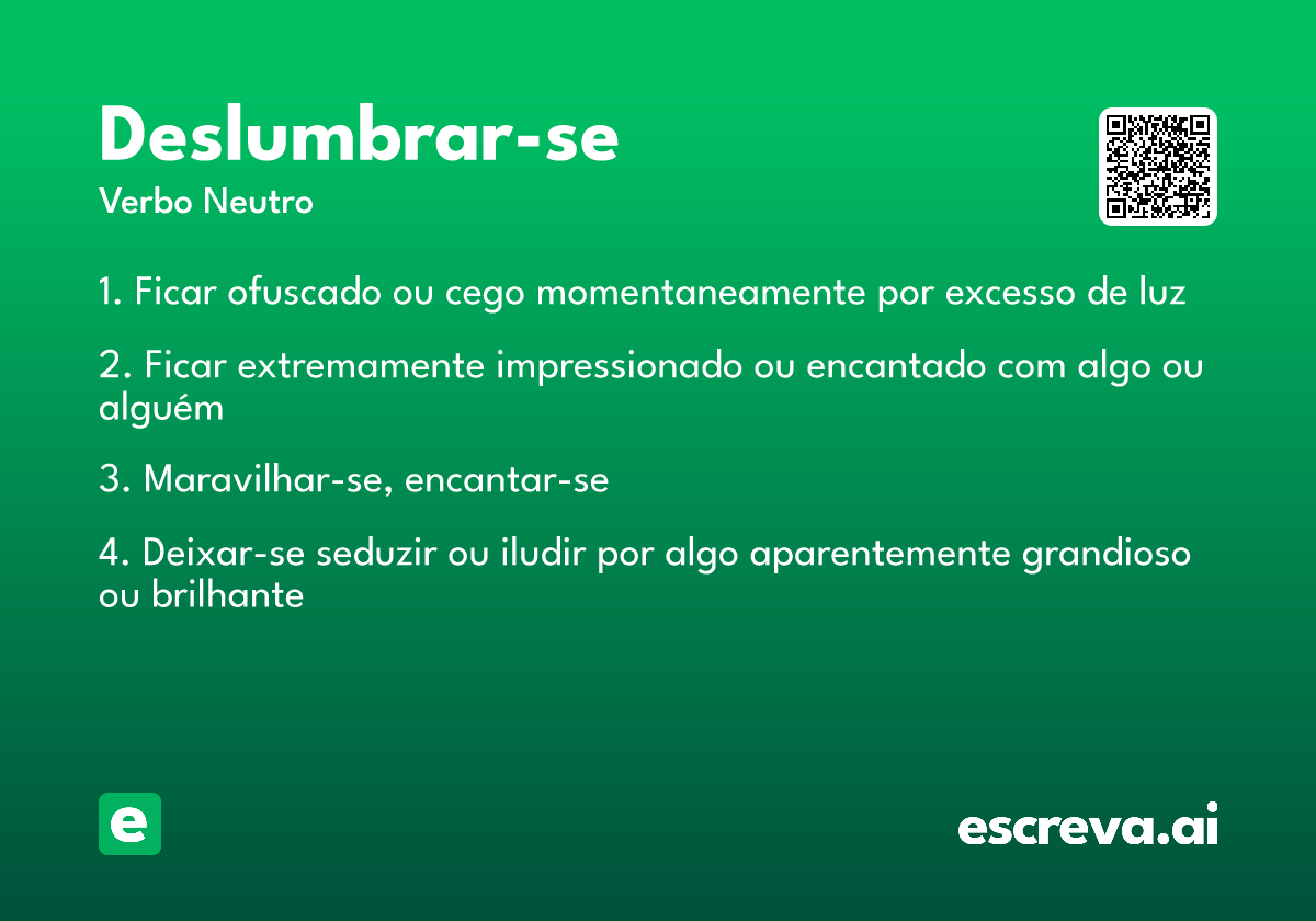 deslumbrar-se