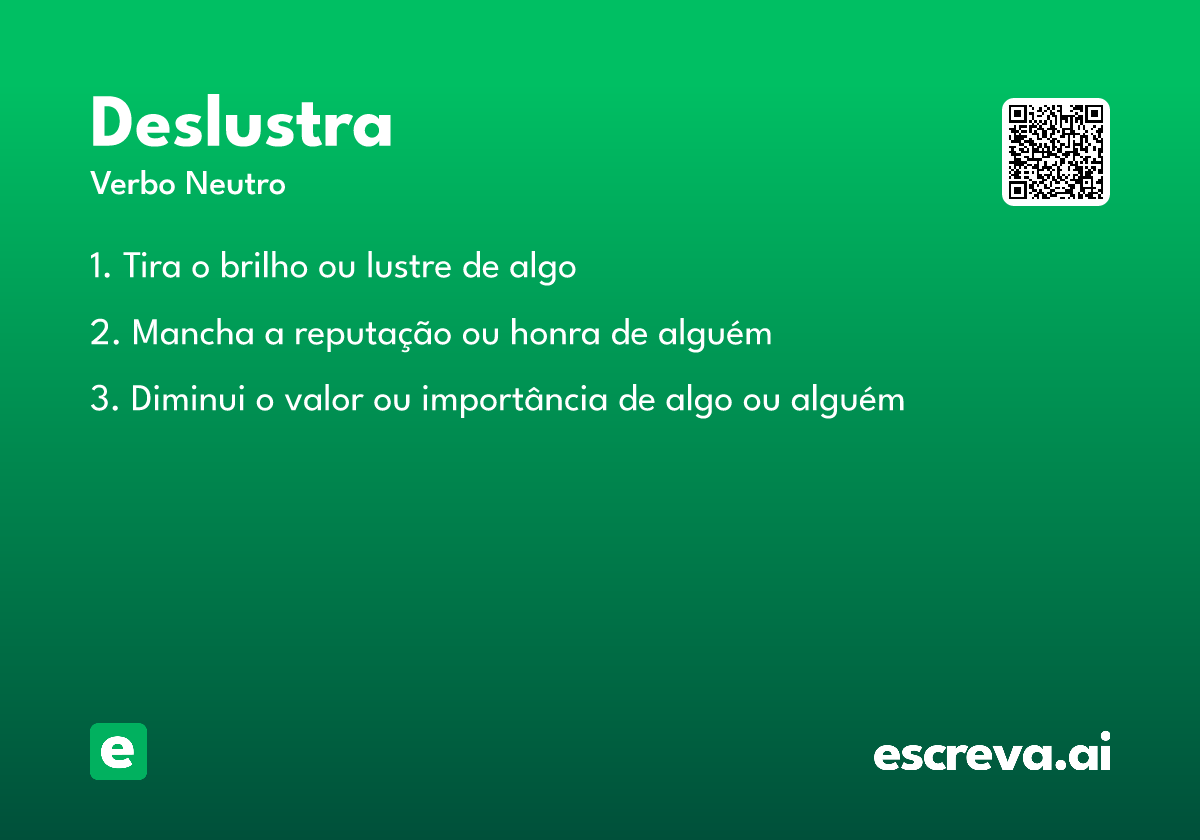 deslustra