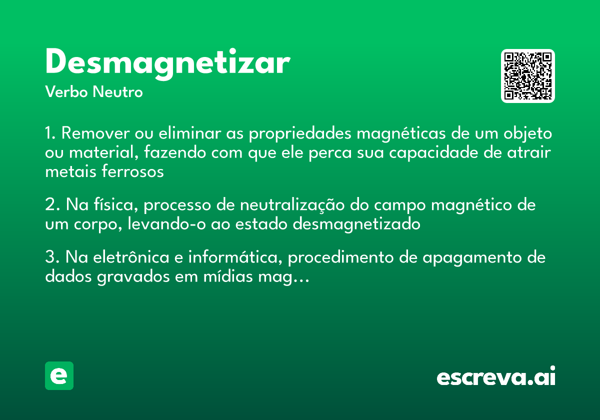 desmagnetizar