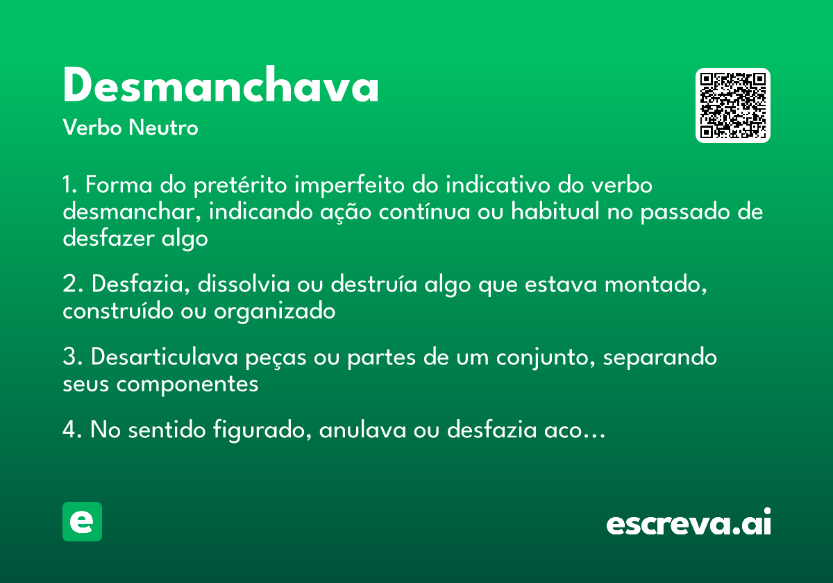 desmanchava
