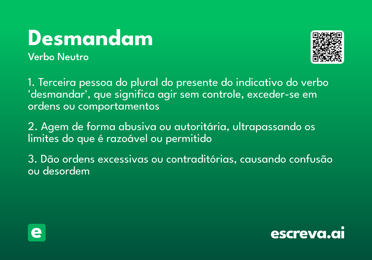 desmandam