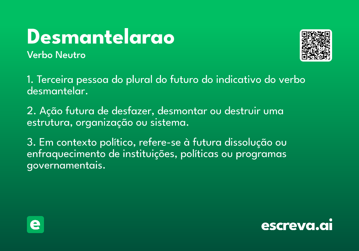 desmantelarao