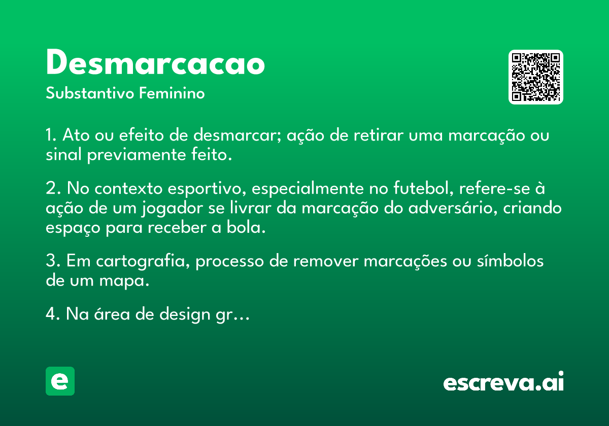 desmarcacao