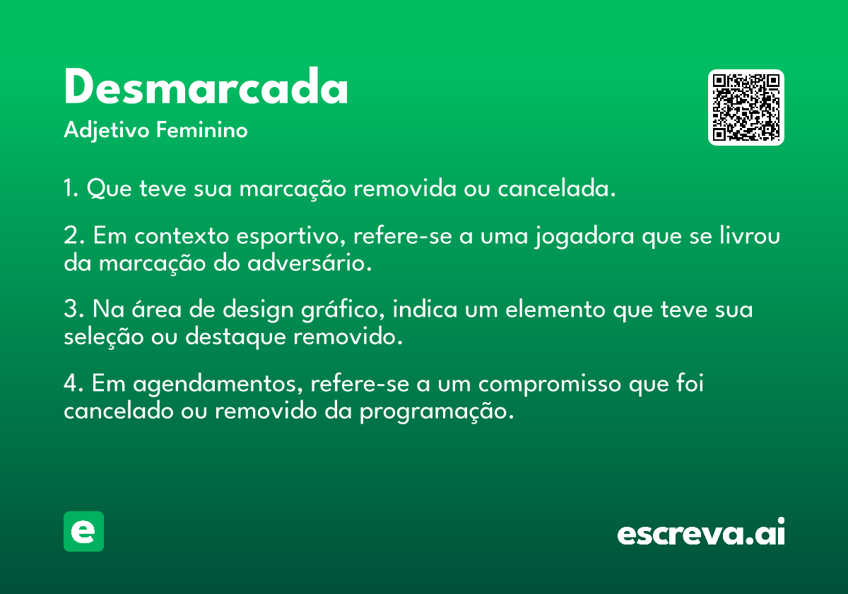 desmarcada