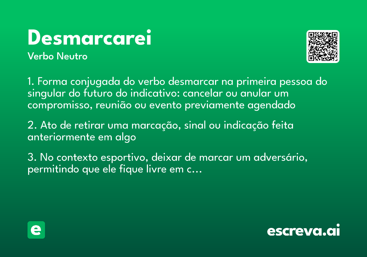 desmarcarei