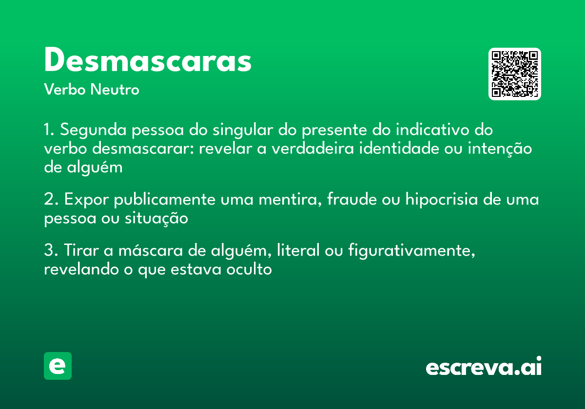 desmascaras
