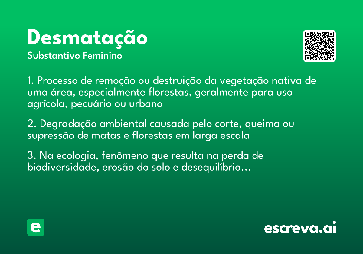 desmatação