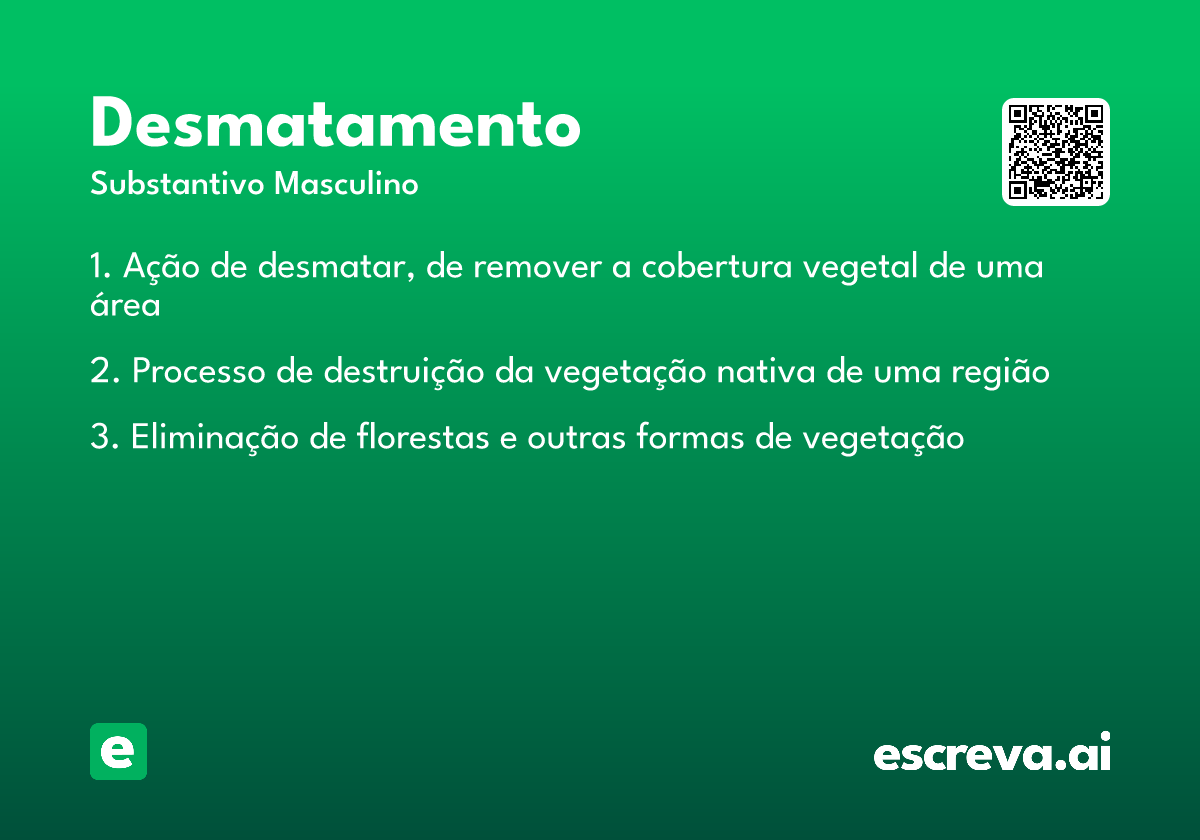 desmatamento