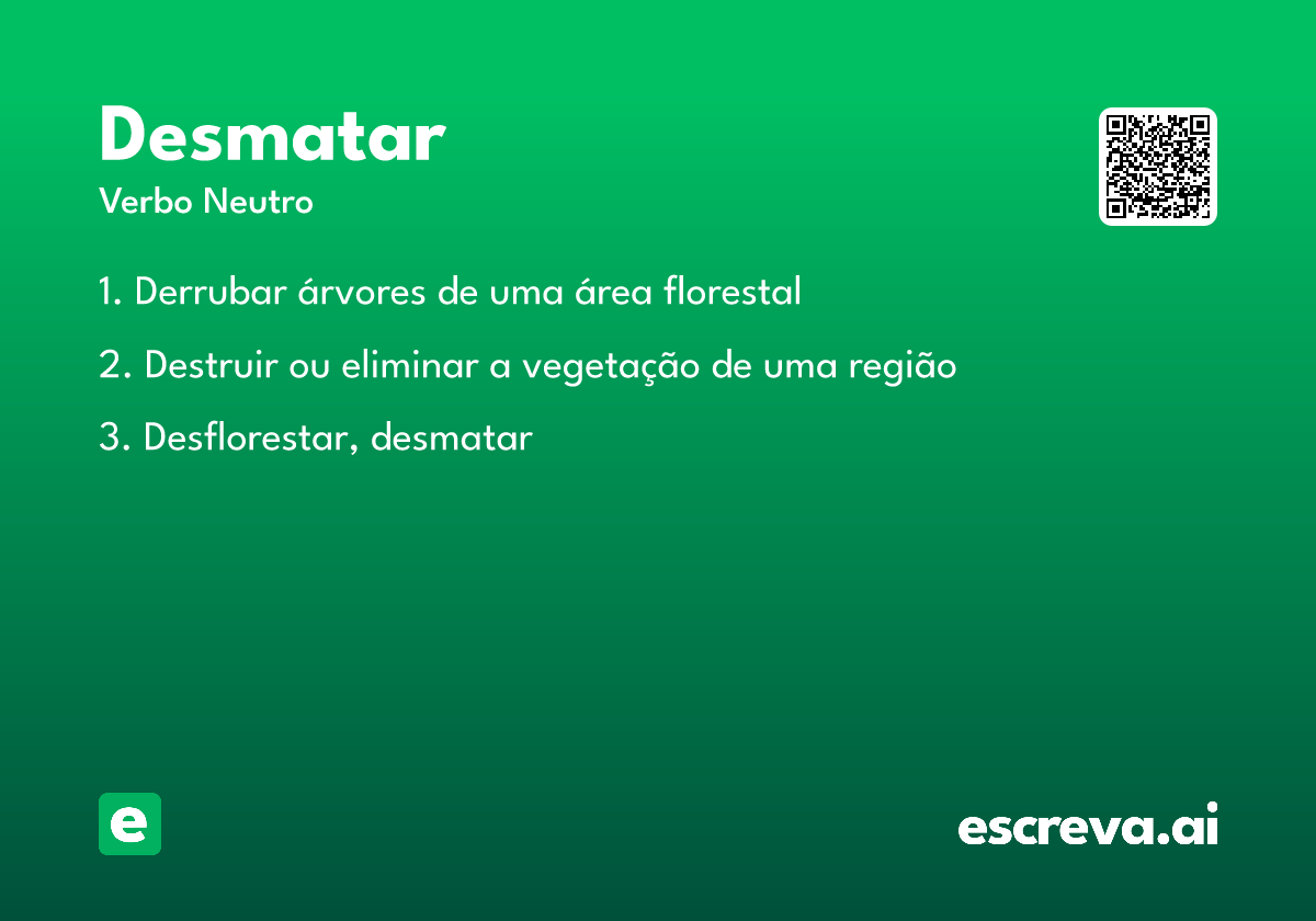 desmatar